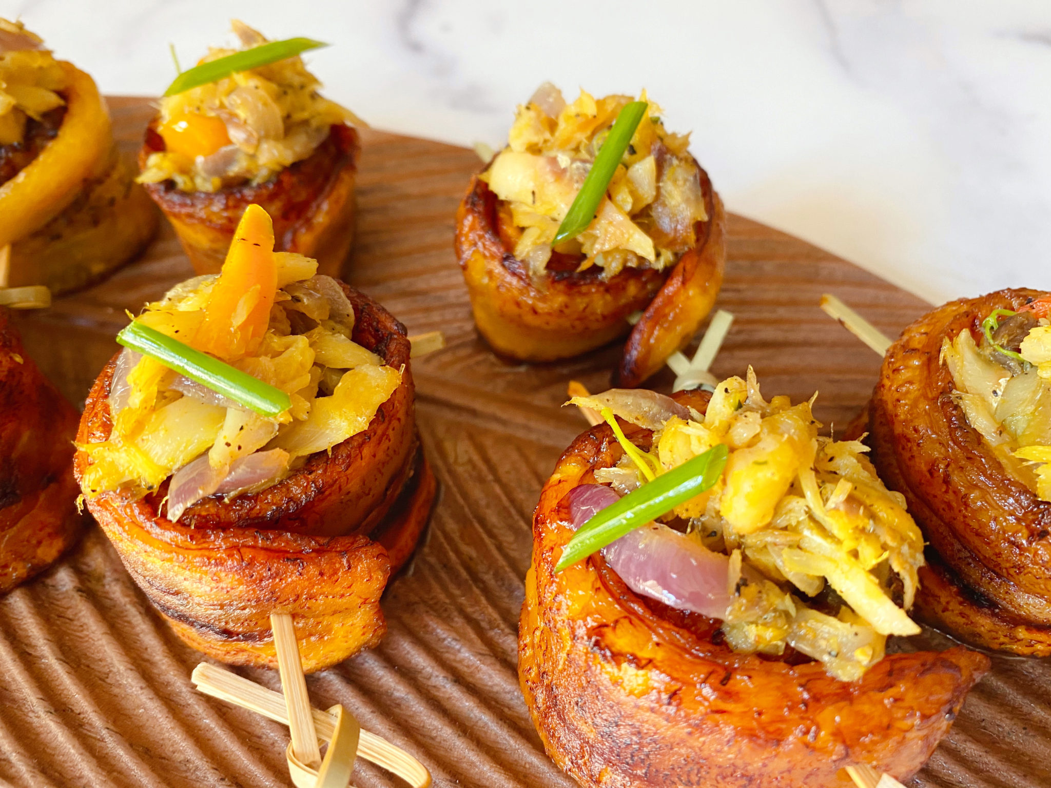 How to make fried plantain rolls Dominica Gourmet