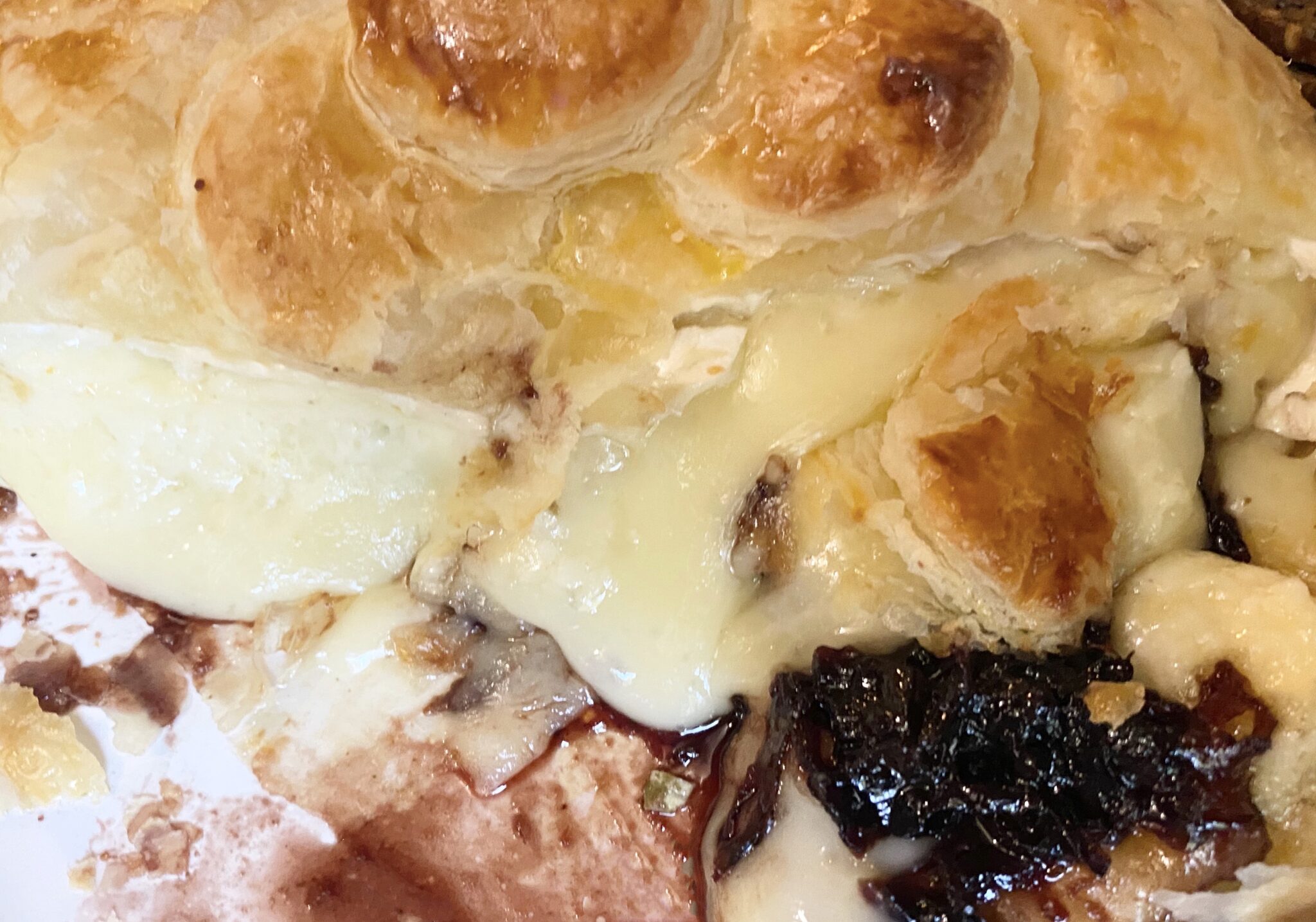 Baked brie with sorrel jam Dominica Gourmet