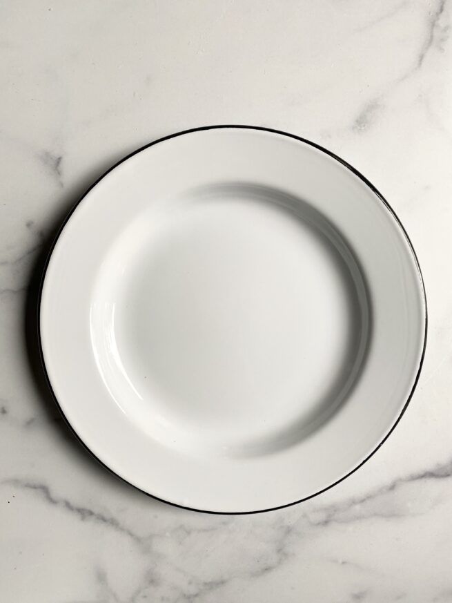 Enamelware Dinner Plate