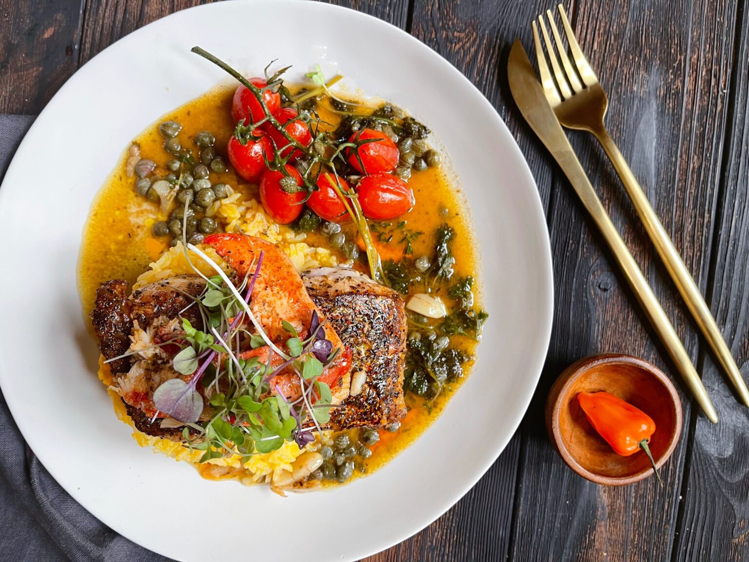 Delicious red snapper fillet Dominica Gourmet